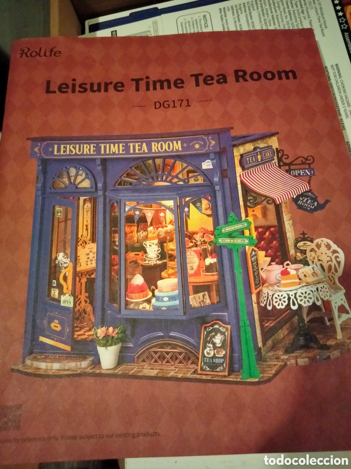 Otros art&iacute;culos de coleccionismo en papel: Maqueta tienda de te . Rolife leisure timetea room