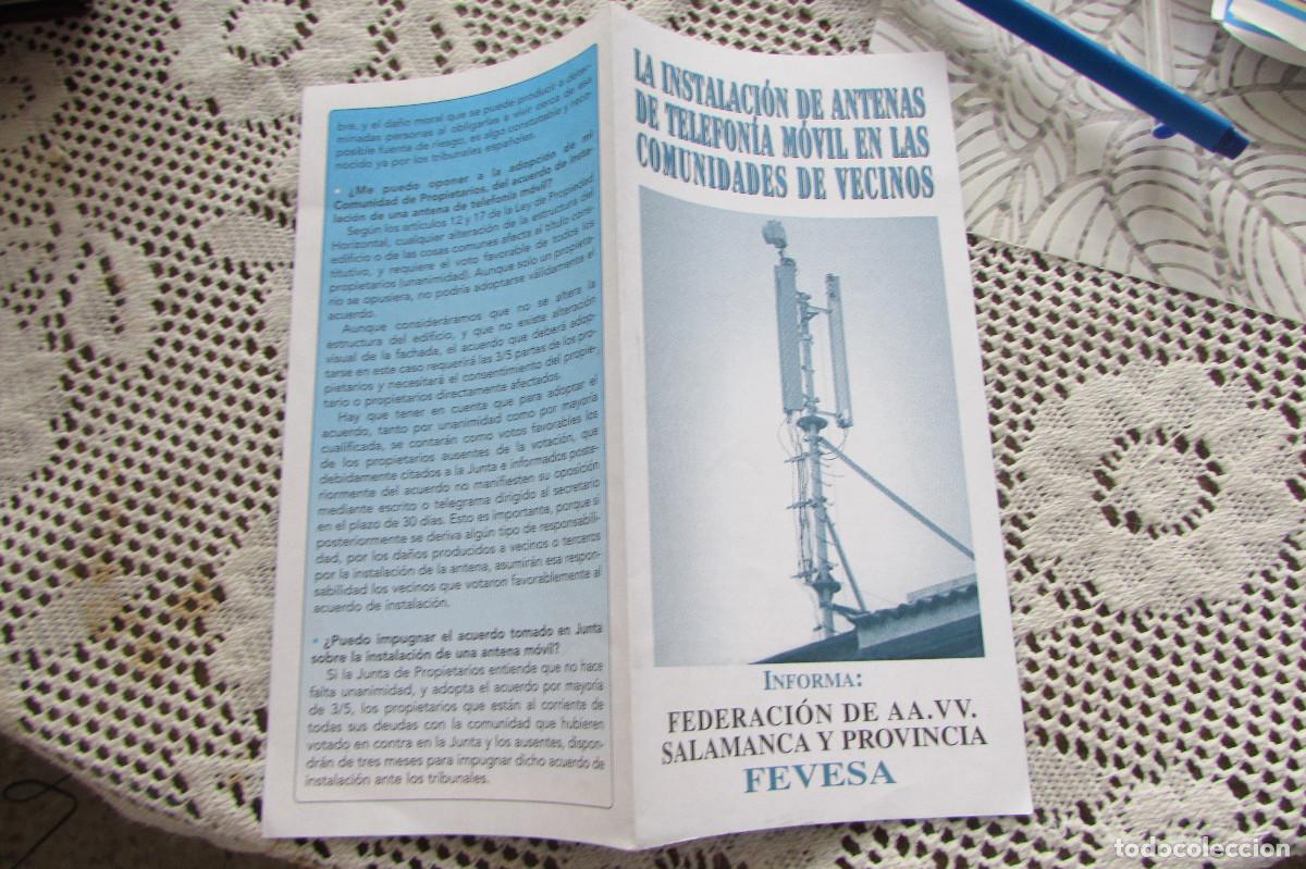 Otros art&iacute;culos de coleccionismo en papel: FEVESA FEDERACION DE AA.VV. SALAMANCA Y PROVINCIA