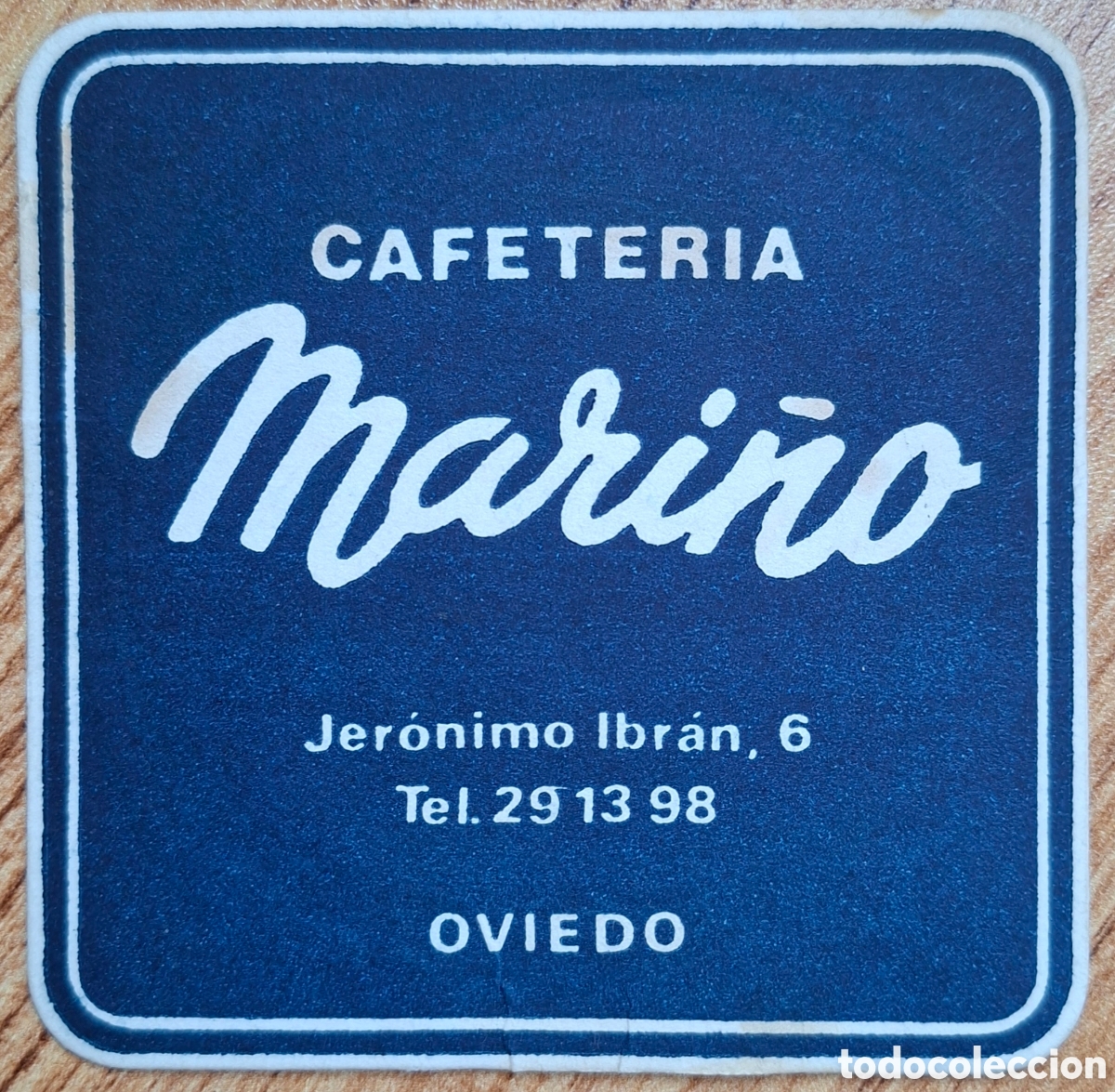 Otros art&iacute;culos de coleccionismo en papel: Posavasos Cafeter&iacute;a Mari&ntilde;o - Oviedo (Asturias)