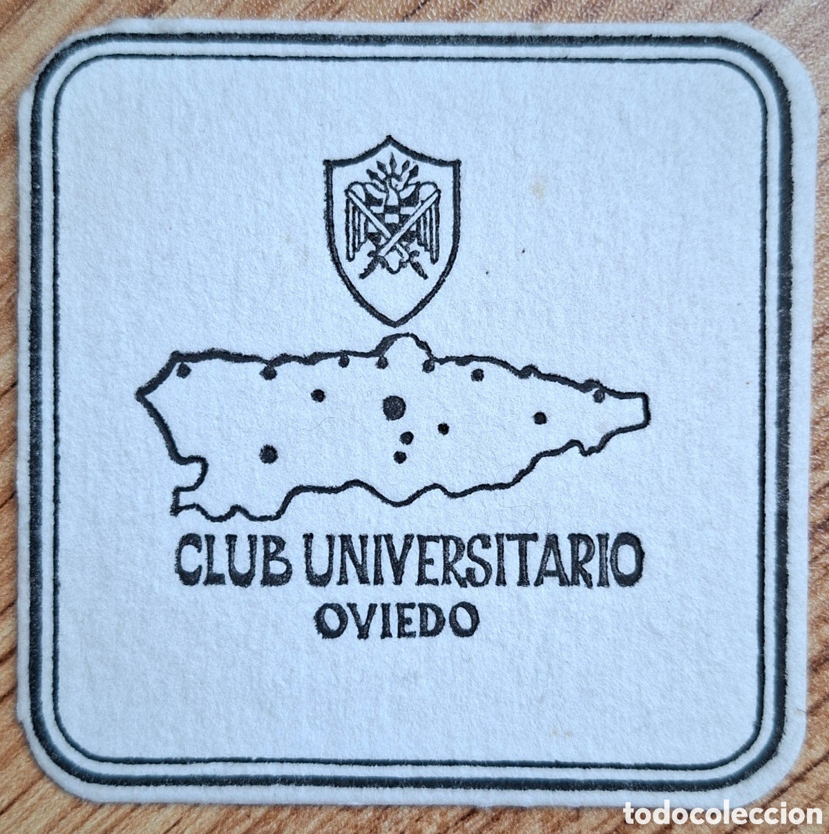 Otros art&iacute;culos de coleccionismo en papel: Posavasos Club Universitario - Oviedo (Asturias)