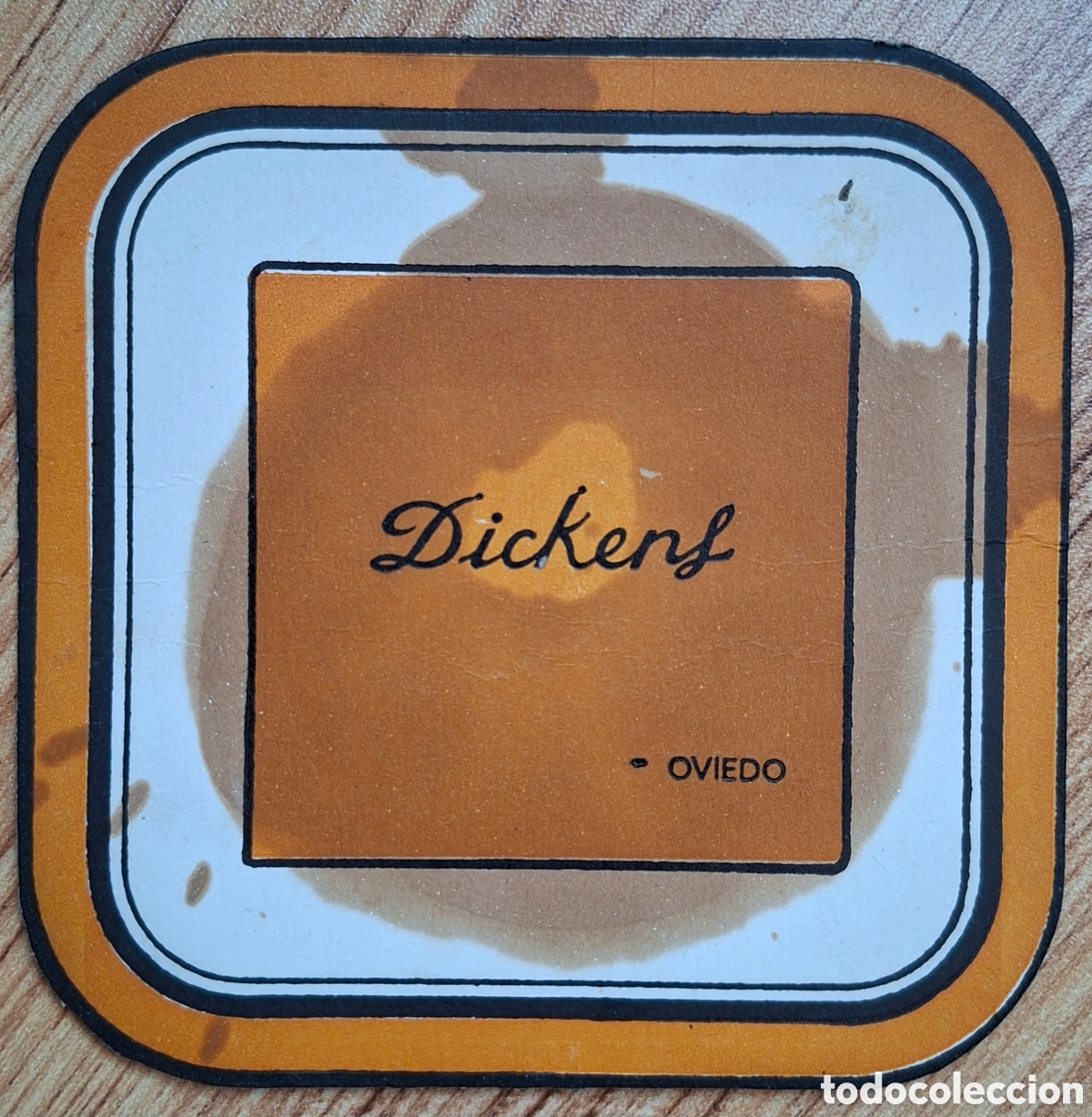 Otros art&iacute;culos de coleccionismo en papel: Posavasos Dickens - Oviedo (Asturias)