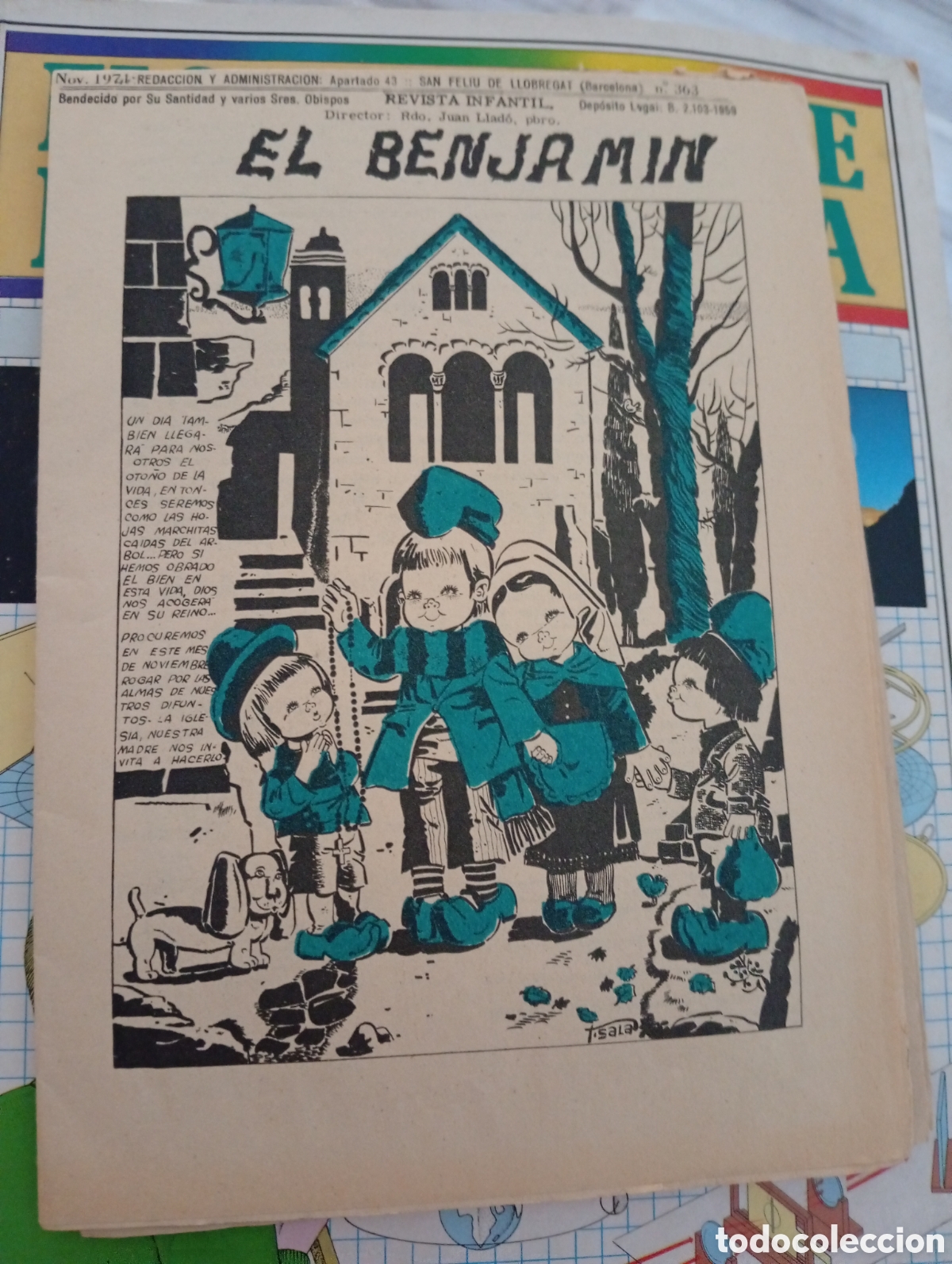 Otros art&iacute;culos de coleccionismo en papel: Revista juvenil el Benjam&iacute;n