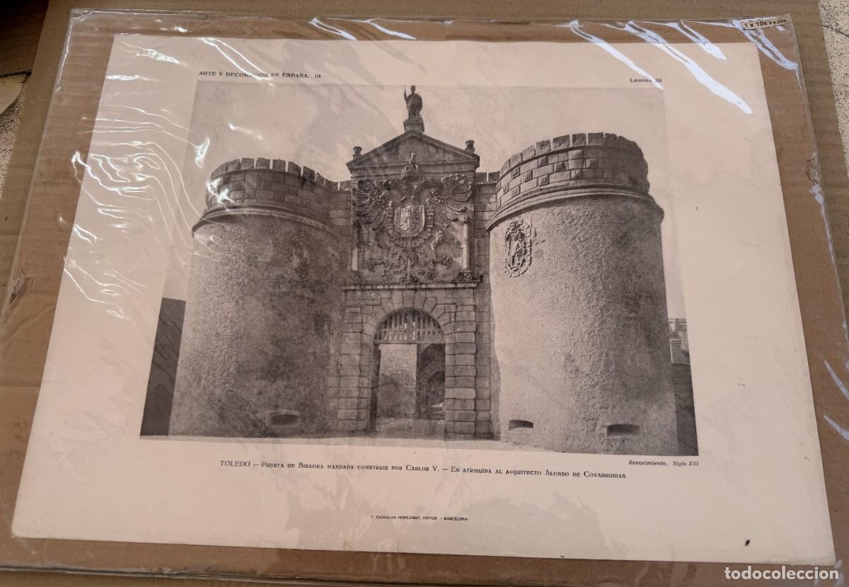 Otros art&iacute;culos de coleccionismo en papel: S1-LAMINA DE LA PUERTA DE BISAGRA EN TOLEDO HISTORICA Y ESTILO DEL SIGLO XVI