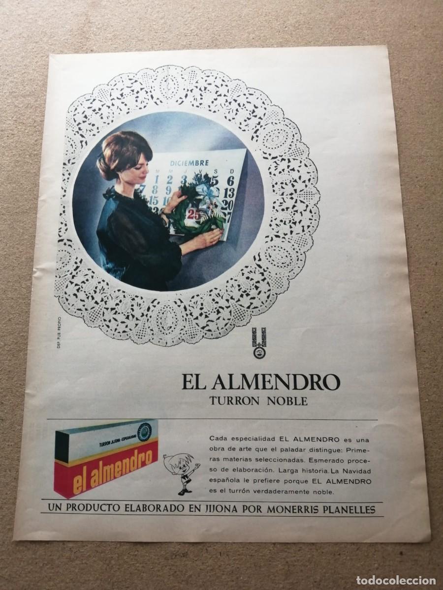 Otros art&iacute;culos de coleccionismo en papel: ANUNCIO. TURRON NOBLE EL ALMENDRO