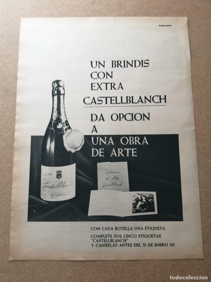 Otros art&iacute;culos de coleccionismo en papel: ANUNCIO. CAVA CASTELLBLANCH EXTRA