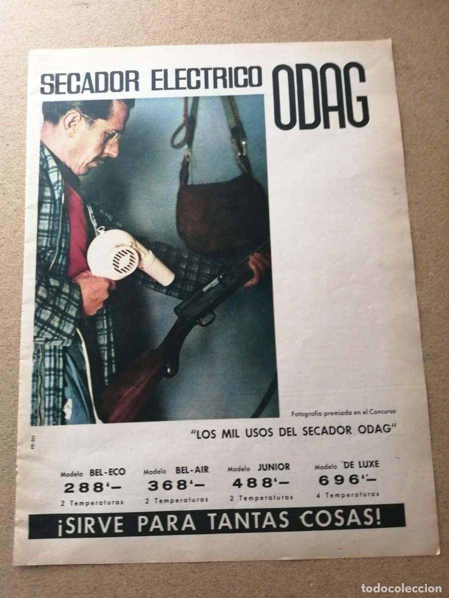 Otros art&iacute;culos de coleccionismo en papel: ANUNCIO. SECADOR ODAG