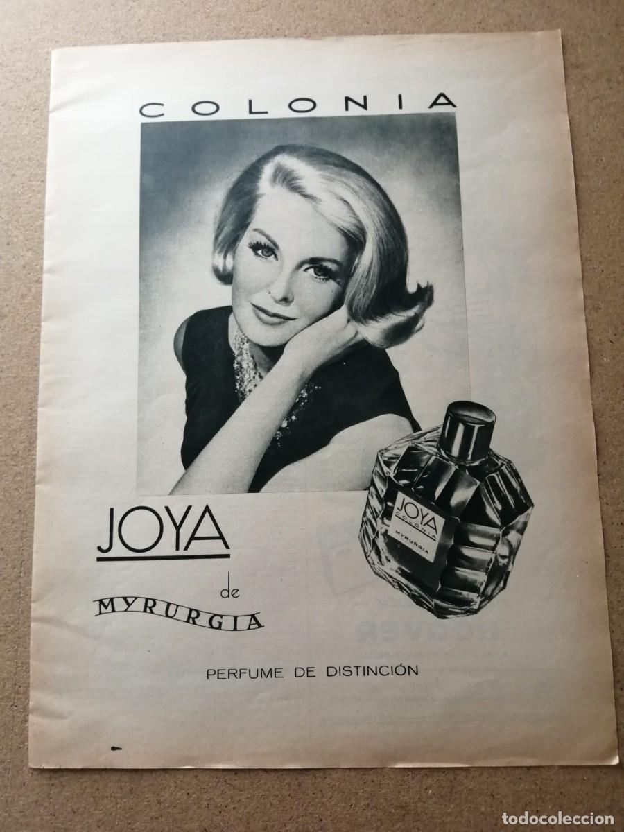 Otros art&iacute;culos de coleccionismo en papel: ANUNCIO. COLONIA JOYA, DE MYRURGIA