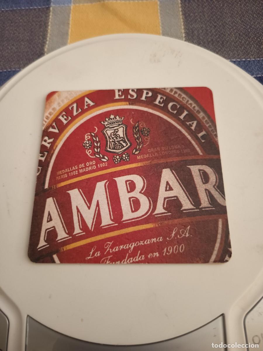 Otros art&iacute;culos de coleccionismo en papel: POSAVASOS DE CERVEZA AMBAR