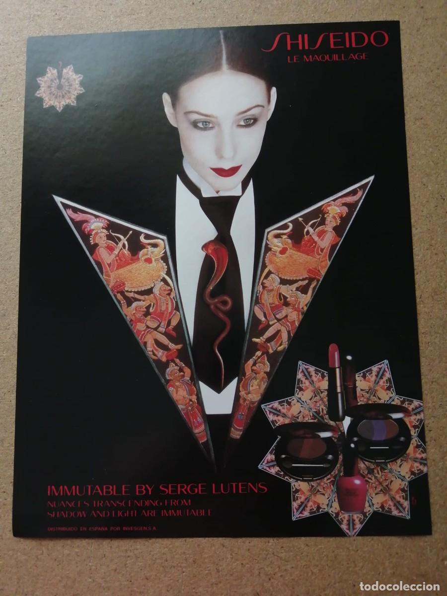 Otros art&iacute;culos de coleccionismo en papel: ANUNCIO. MAQUILLAJES SHISEIDO