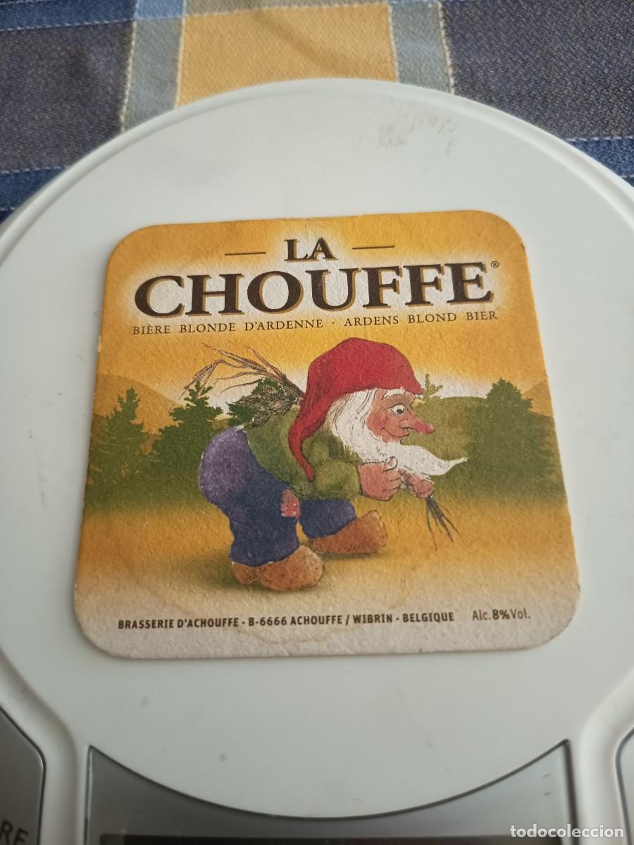 Otros art&iacute;culos de coleccionismo en papel: POSAVASOS DE CERVEZA LA CHOUFFE