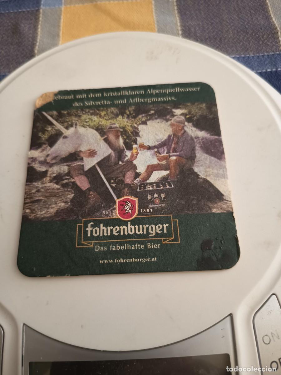 Otros art&iacute;culos de coleccionismo en papel: POSAVASOS DE CERVEZA FOHRENBURGER