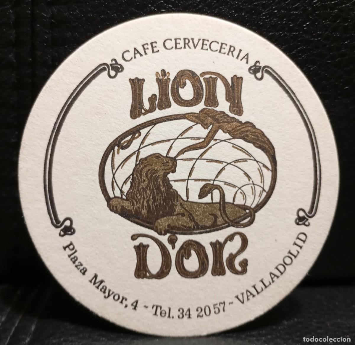 Otros art&iacute;culos de coleccionismo en papel: CAFE CERVECERIA LION D'OR - POSAVASOS - VALLADOLID - CERVEZA - REFRESCOS - SIDRA - BITTER