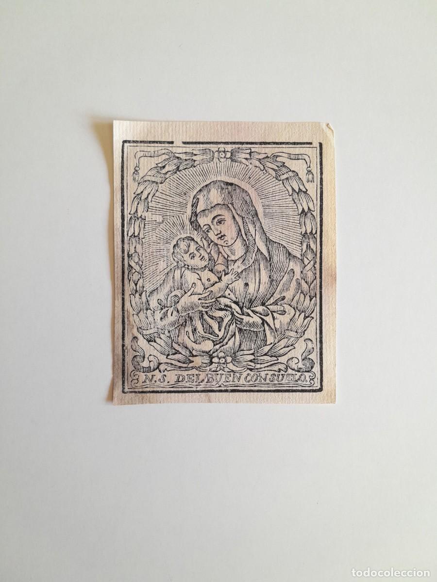 Otros art&iacute;culos de coleccionismo en papel: ESTAMPITA RELIGIOSA NUESTRA SE&Ntilde;ORA DEL BUEN CONSUELO (SIGLO XIX)