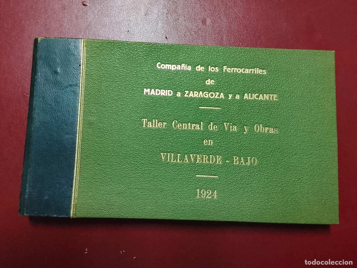 Otros art&iacute;culos de coleccionismo en papel: Compa&ntilde;&iacute;a de Ferrocarriles Madrid a Zaragoza y Alicante. Taller Central de V&iacute;a y Obras en Villaverde