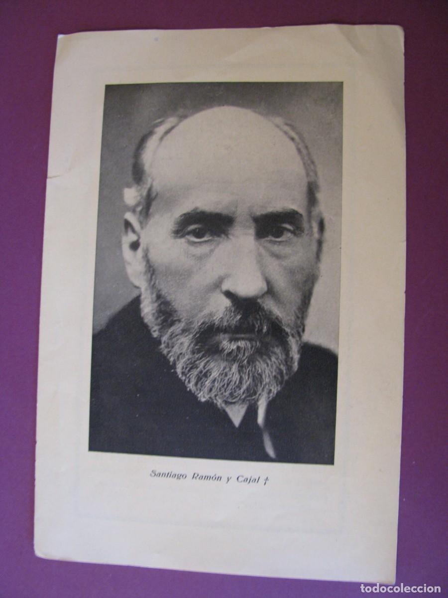 Otros art&iacute;culos de coleccionismo en papel: FOLLETO: IN MEMORIAM SANTIAGO RAMON Y CAJAL. DE LA REVISTA ANALES E. MERCK.