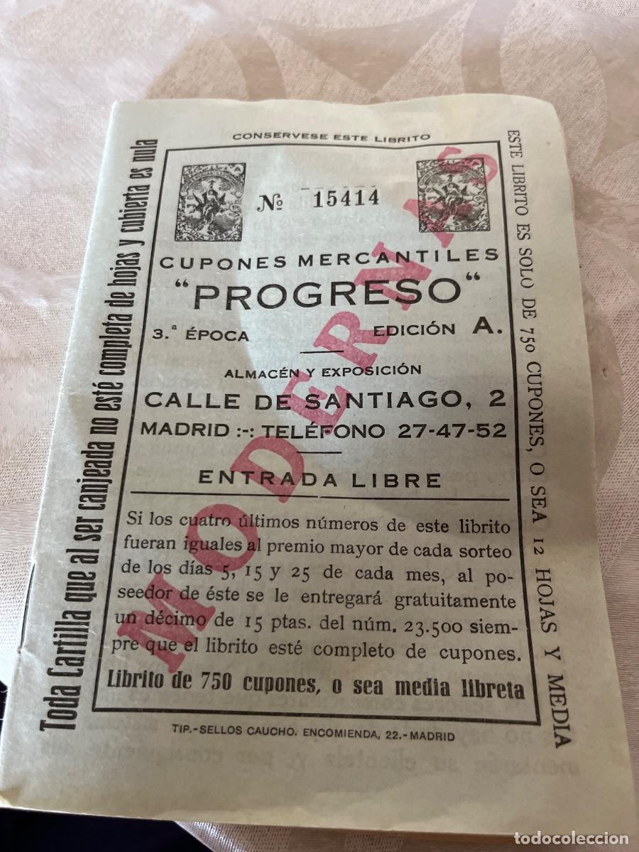 Otros art&iacute;culos de coleccionismo en papel: 4 Cartillas mercantiles Progreso 3a &eacute;poca completas
