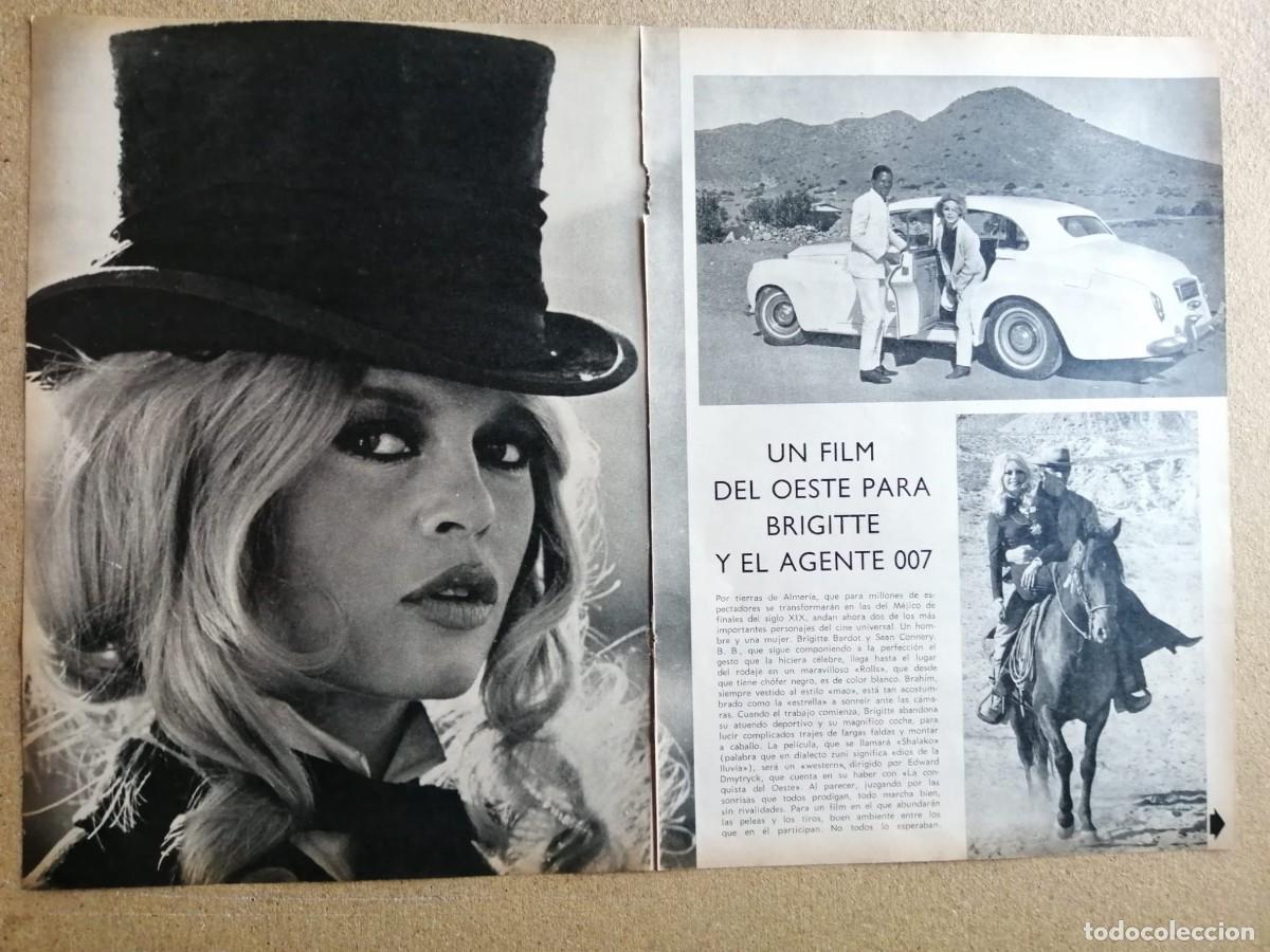 Otros art&iacute;culos de coleccionismo en papel: REPORTAJE. BRIGITTE BARDOT Y SEAN CONNERY RUEDAN &rdquo;SHALAKO&rdquo;