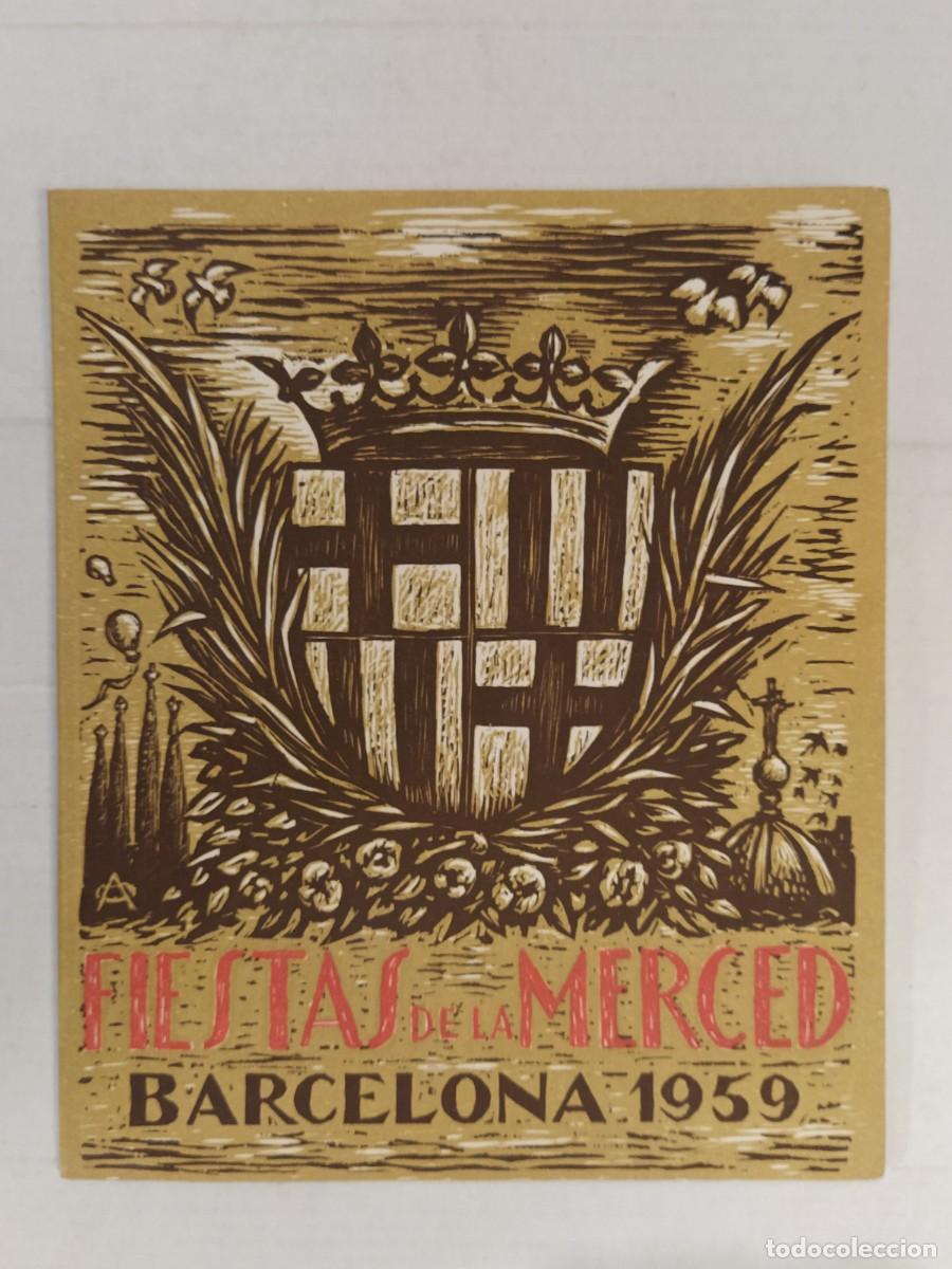 Otros art&iacute;culos de coleccionismo en papel: BARCELONA - FIESTAS DE LA MERCED 1959 - LA MERCE - IMP OLIVA DE VILANOVA -VER FOTOS