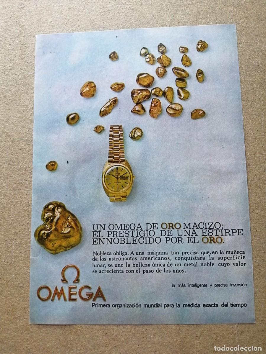 Otros art&iacute;culos de coleccionismo en papel: ANUNCIO. RELOJ OMEGA