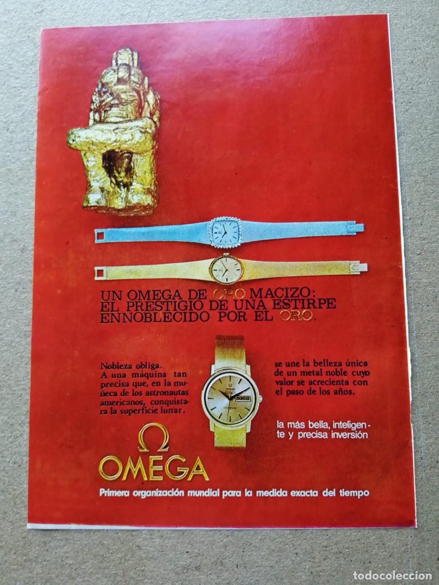 Otros art&iacute;culos de coleccionismo en papel: ANUNCIO. RELOJ OMEGA