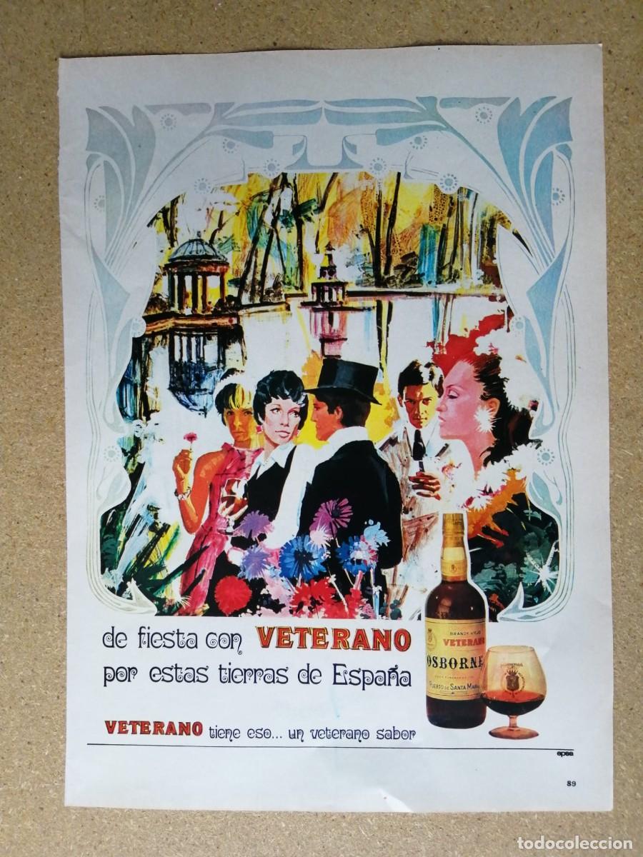 Otros art&iacute;culos de coleccionismo en papel: ANUNCIO. BRANDY VETERANO, DE FIESTA POR ESTAS TIERRAS DE ESPA&Ntilde;A