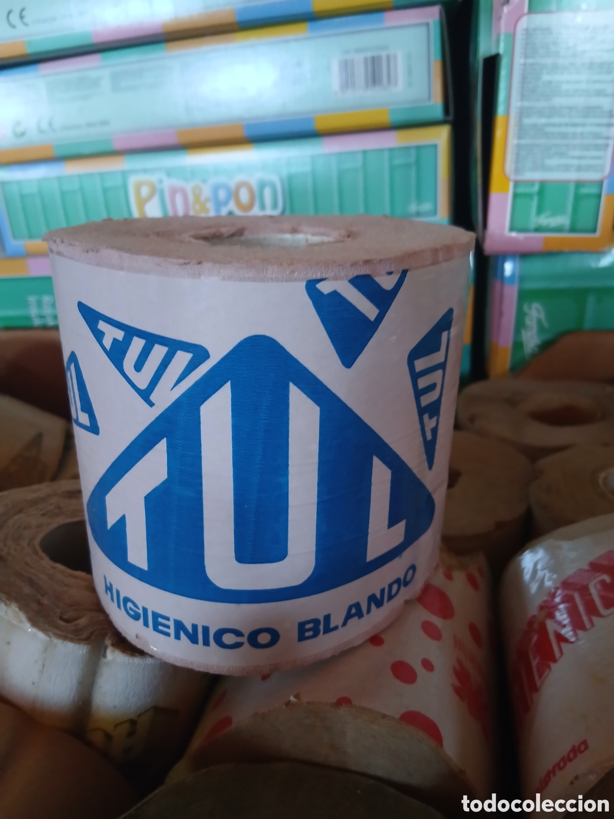 Otros art&iacute;culos de coleccionismo en papel: Rollo de papel higienico marca Tul