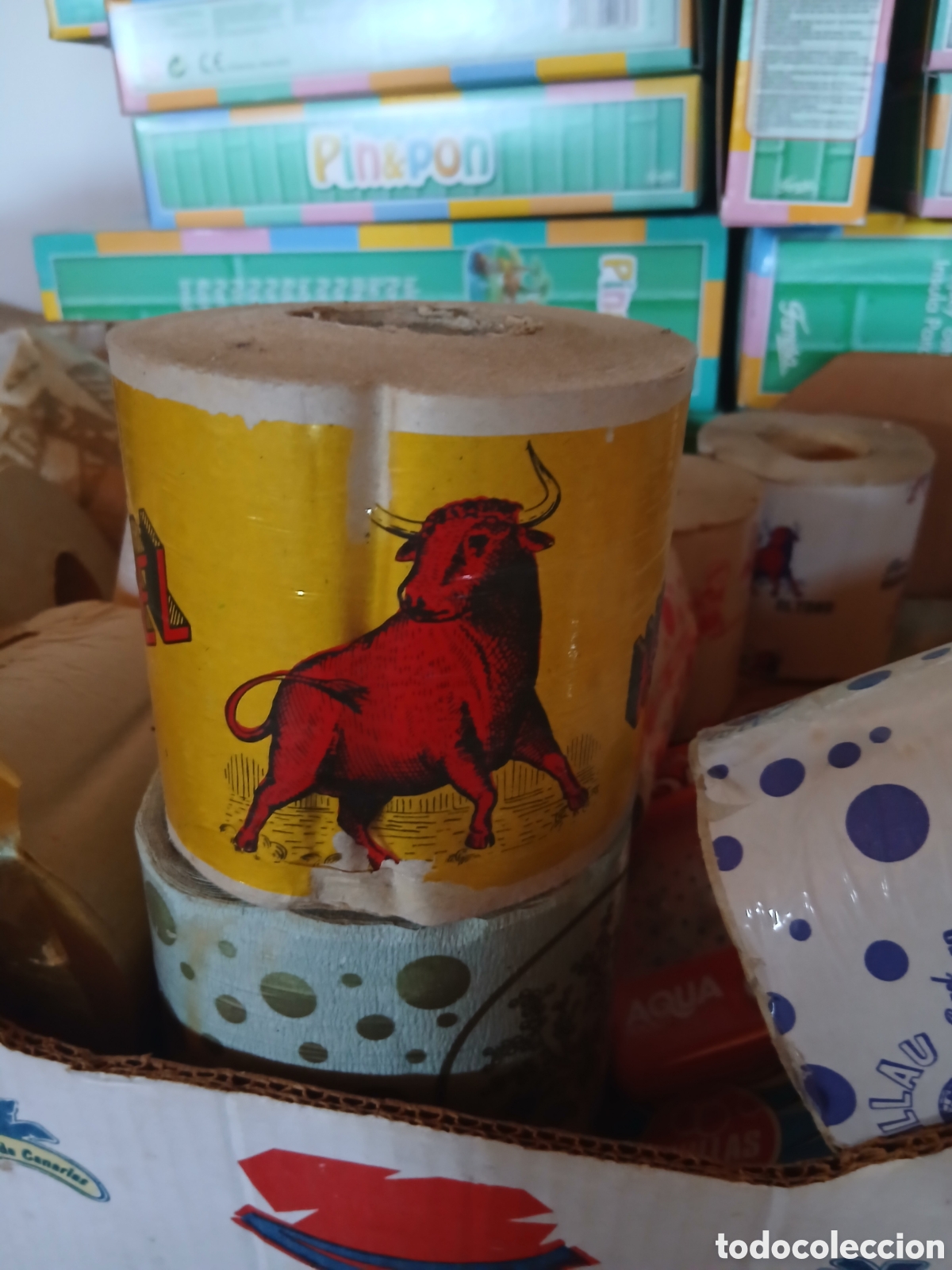 Otros art&iacute;culos de coleccionismo en papel: Rollo de papel higienico