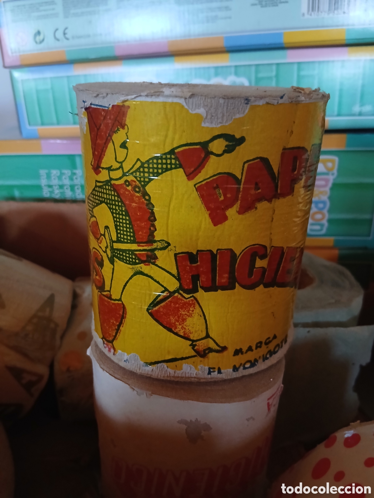 Otros art&iacute;culos de coleccionismo en papel: Rollo de papel higienico