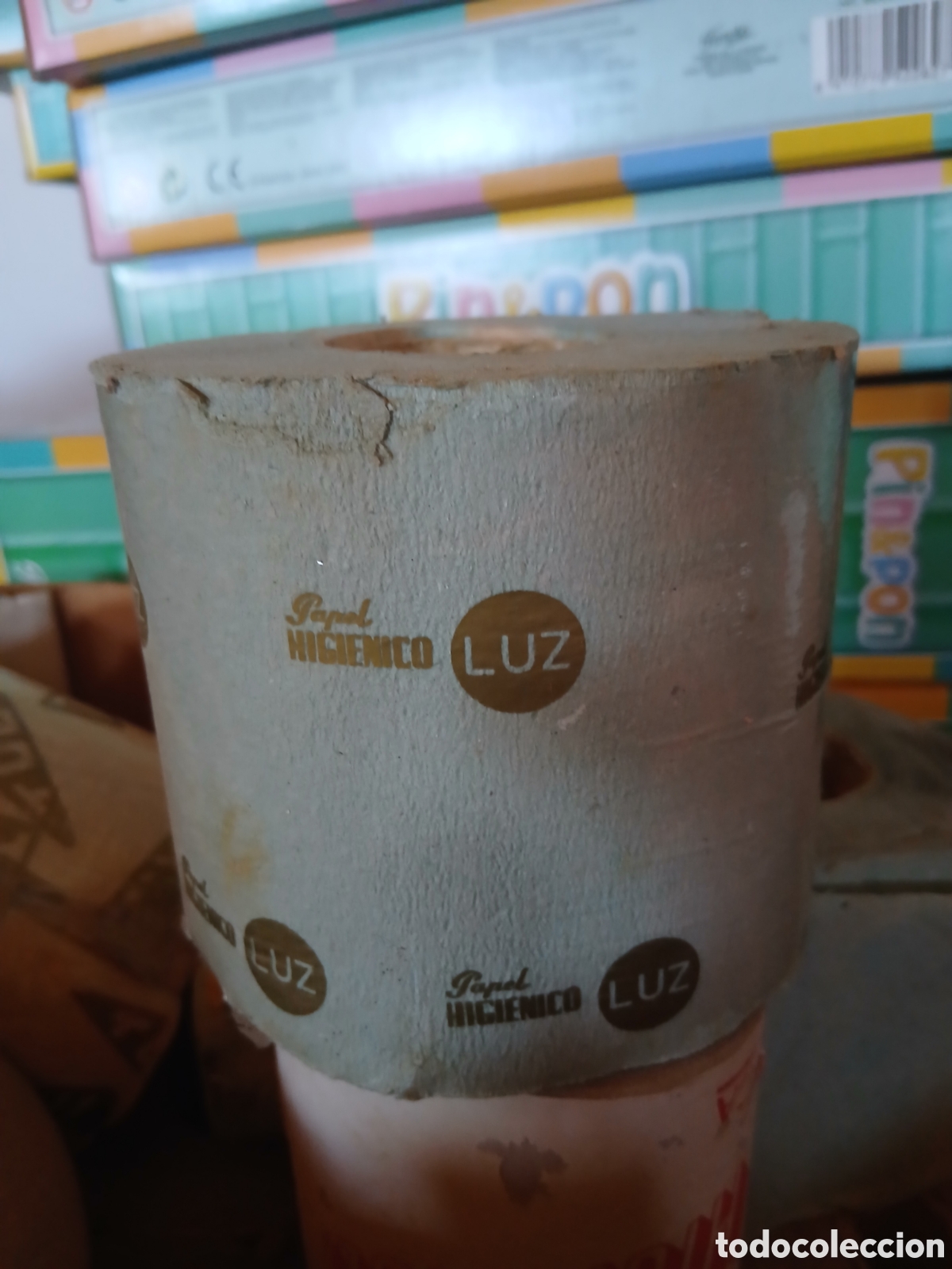 Otros art&iacute;culos de coleccionismo en papel: Rollo Papel higienico Luz