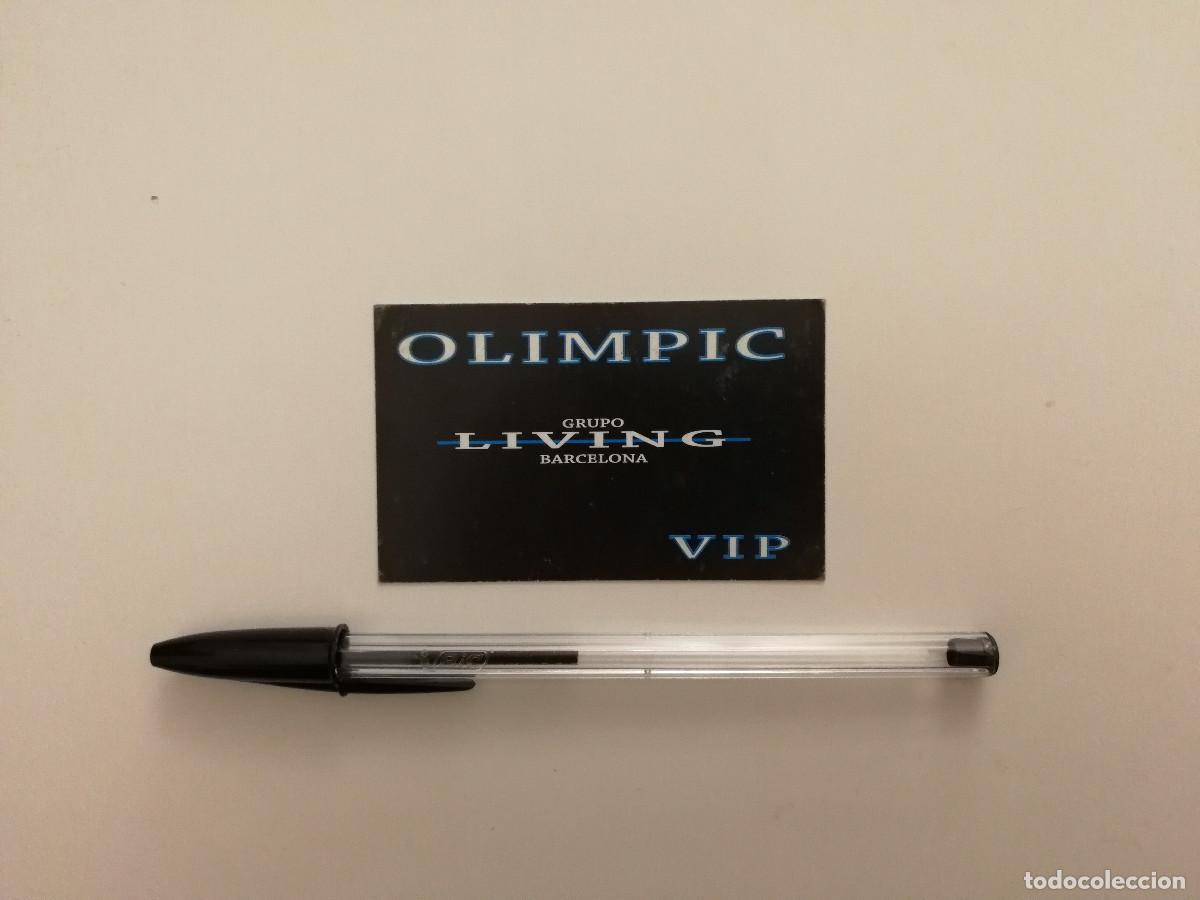 Otros art&iacute;culos de coleccionismo en papel: TARJETA VIP ORIGINAL - OLIMPIC GRUPO LIVING - DISCOTECA BAR BARCELONA PUERTO OLIMPICO - A&Ntilde;OS 2000