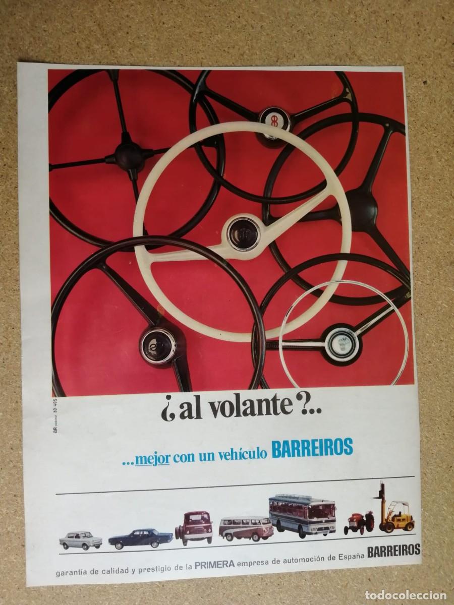 Otros art&iacute;culos de coleccionismo en papel: ANUNCIO. BARREIROS..