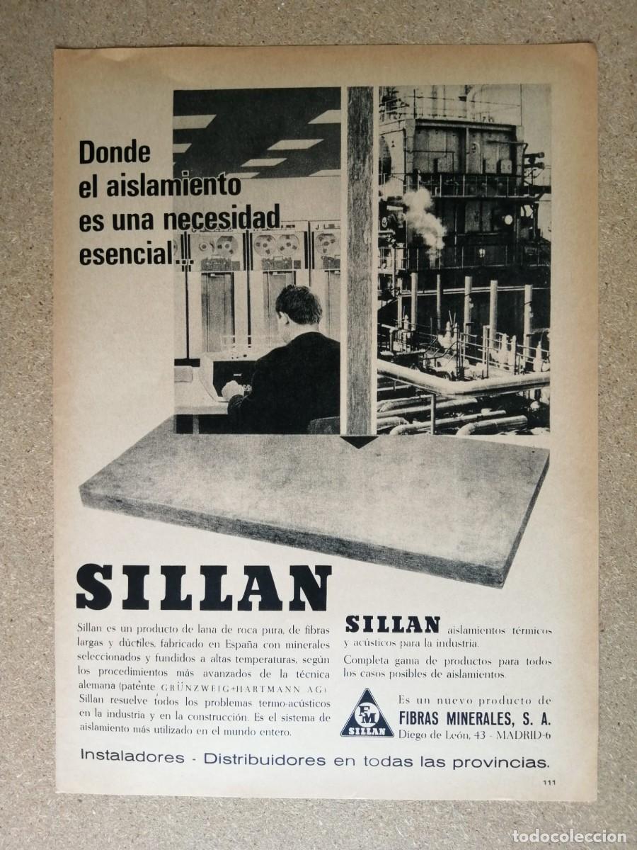 Otros art&iacute;culos de coleccionismo en papel: ANUNCIO. AISLAMIENTOS SILLAN