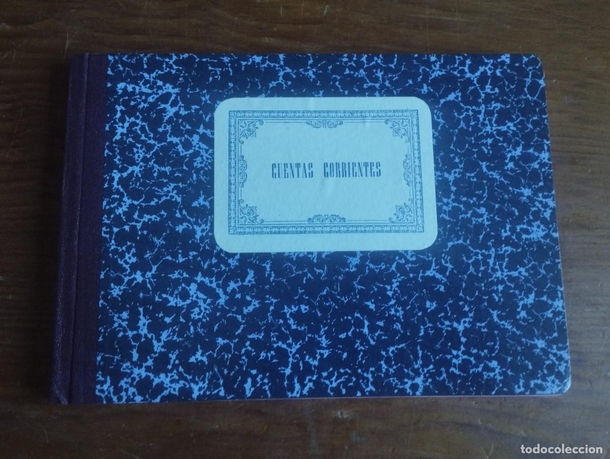 Otros art&iacute;culos de coleccionismo en papel: Antiguo Libro Cuentas Corrientes - Tapa Jaspeada Vintage (Nuevo)