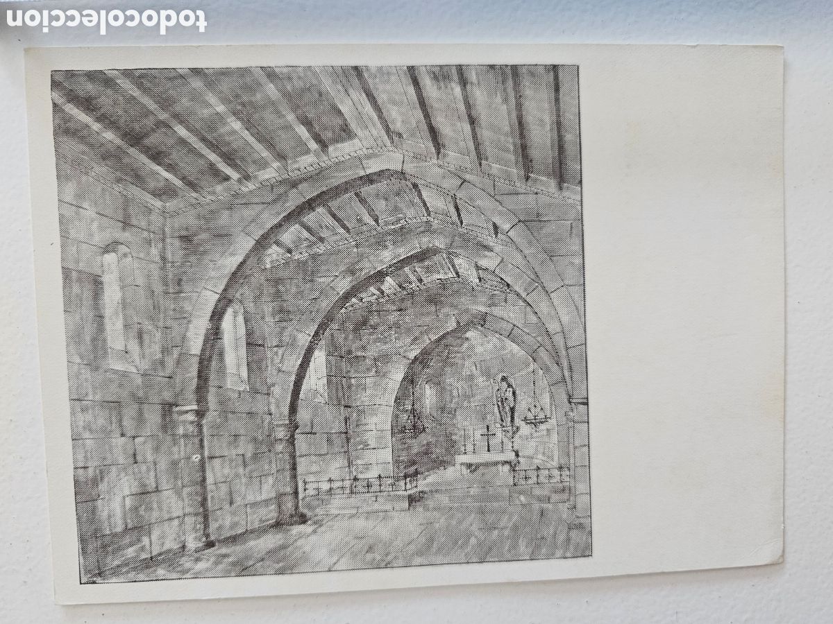 Sammelleidenschaft Andere Papierartikel: Tarjeta de felicitaci&oacute;n de Navidad R. Novell 1961 Capilla G&oacute;tica lugar desconocido