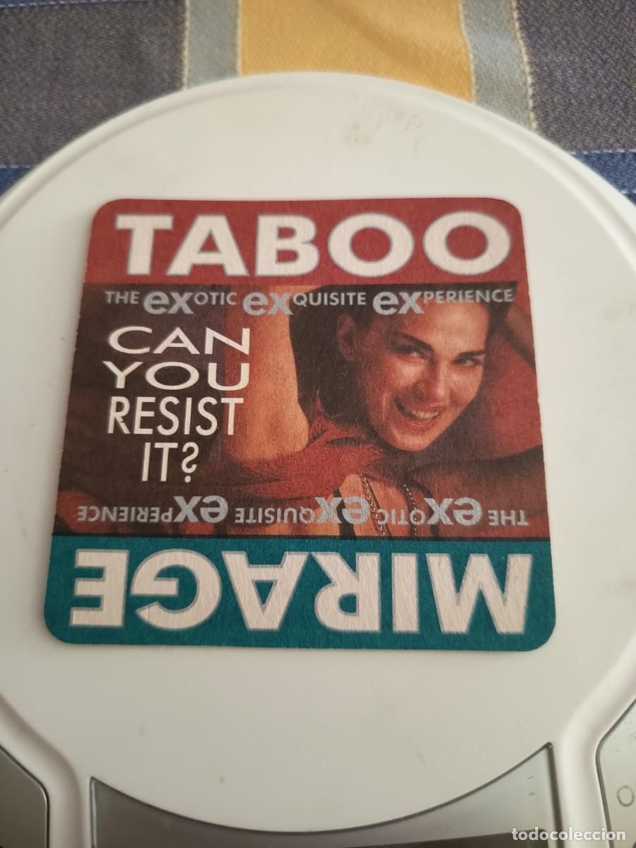 Otros art&iacute;culos de coleccionismo en papel: POSAVASOS TABOO OR MIRAGE