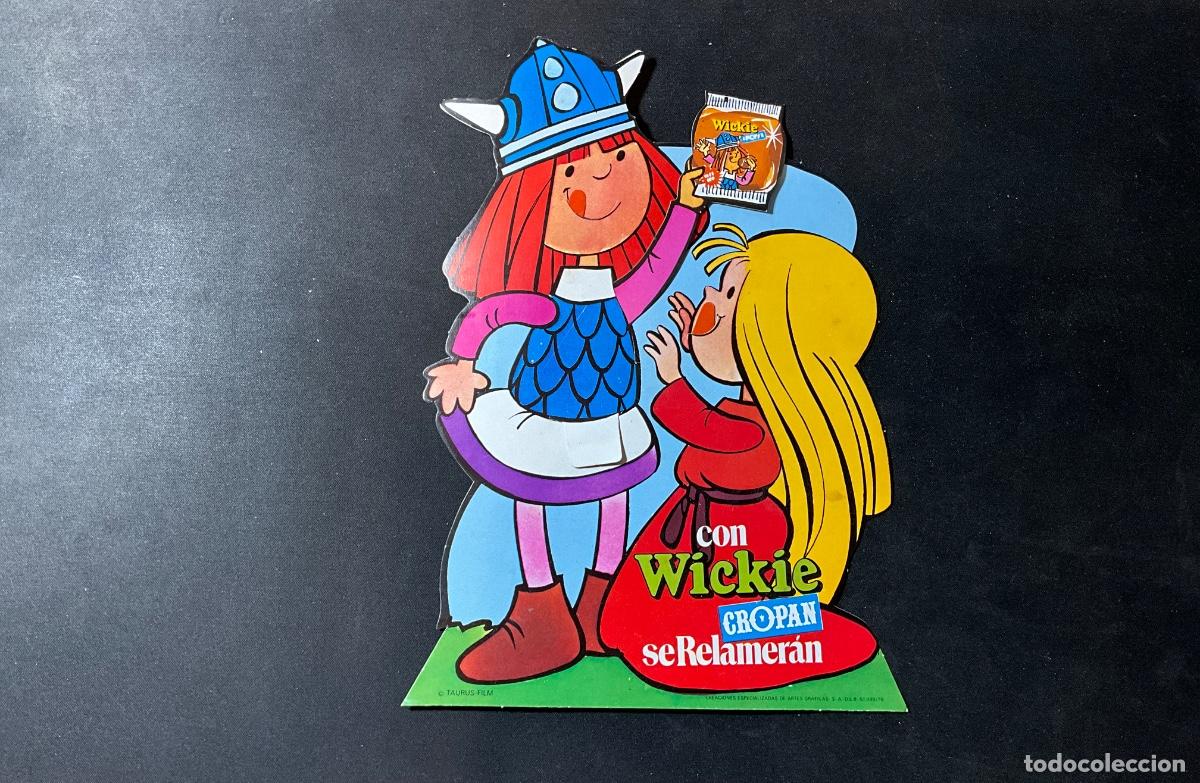 Otros art&iacute;culos de coleccionismo en papel: WICKIE EL VIKINGO - WICKIE CROPAN - CARTEL TROQUELADO MOVIL - A&Ntilde;O 1975