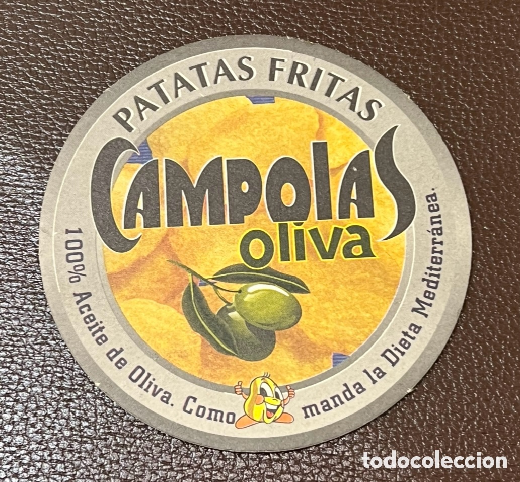 Otros art&iacute;culos de coleccionismo en papel: Posavasos. Patatas Fritas. CAMPOLAS Oliva.