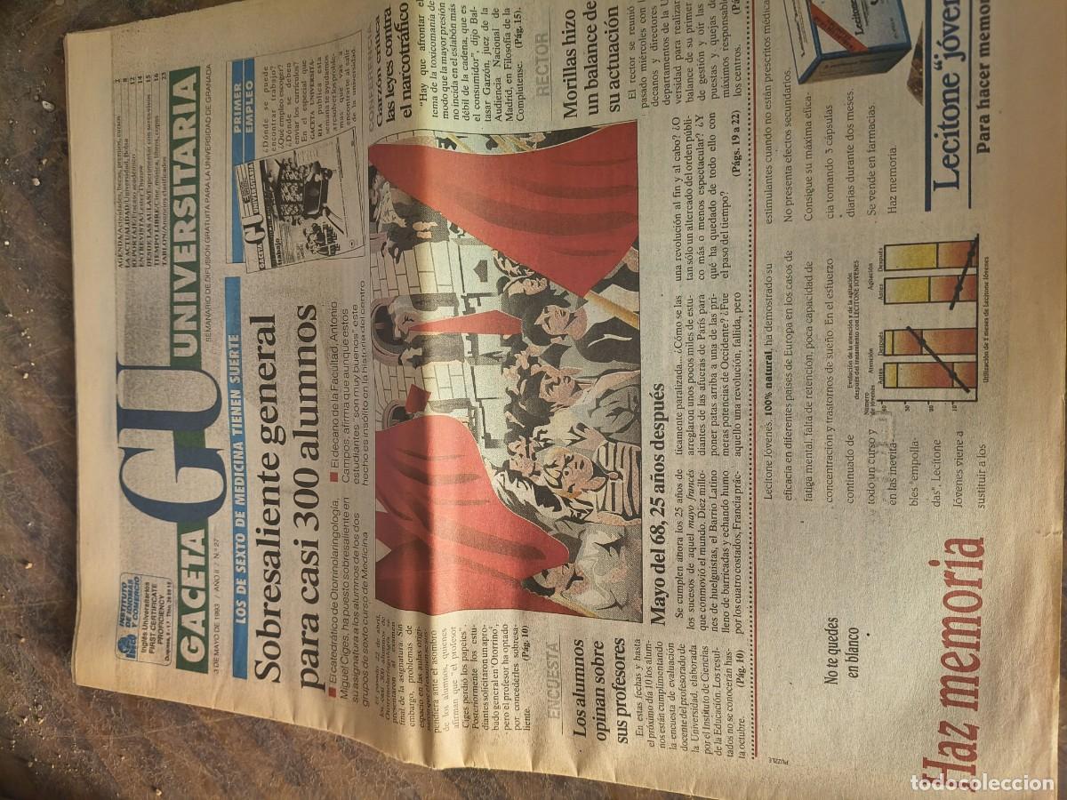 Otros art&iacute;culos de coleccionismo en papel: Peri&oacute;dico Universitario Gaceta a&ntilde;os 90.