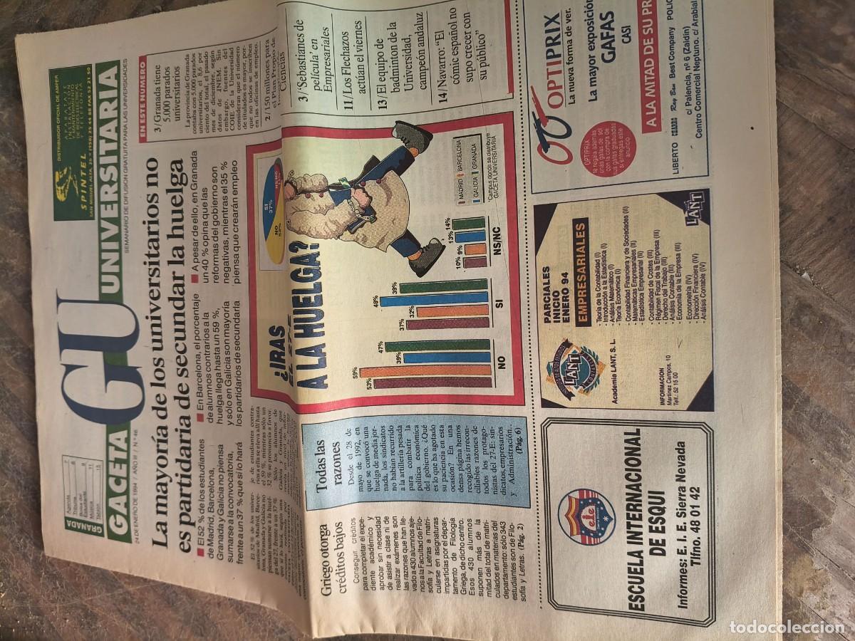 Otros art&iacute;culos de coleccionismo en papel: Peri&oacute;dico Universitario Gaceta a&ntilde;os 90.