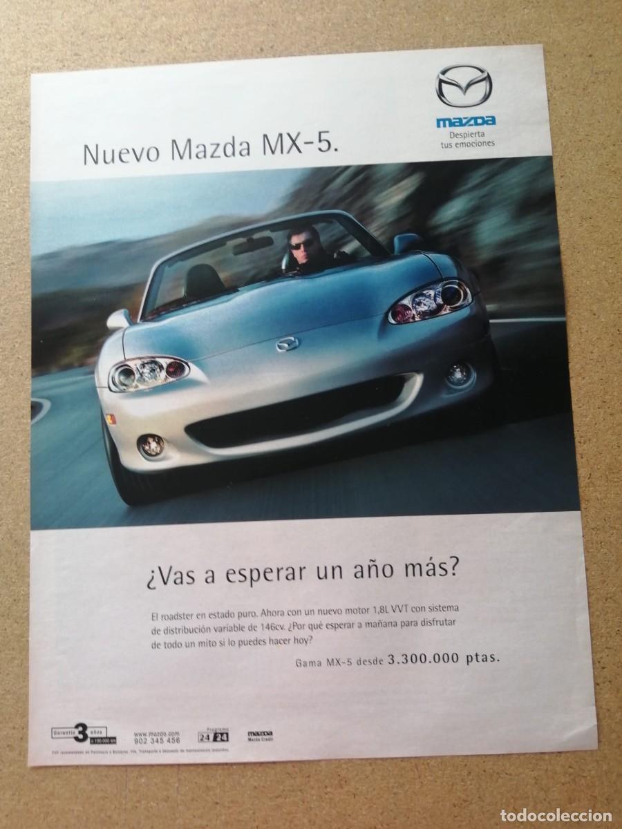 Otros art&iacute;culos de coleccionismo en papel: ANUNCIO. MAZDA ZOOM ZOOM
