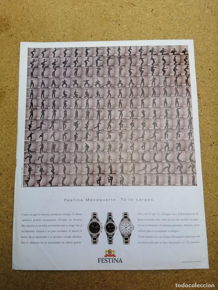 Otros art&iacute;culos de coleccionismo en papel: ANUNCIO. RELOJ FESTINA
