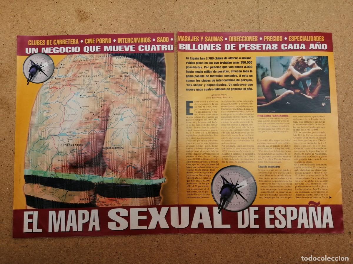 Otros art&iacute;culos de coleccionismo en papel: REPORTAJE. EL MAPA SEXUAL DE ESPA&Ntilde;A
