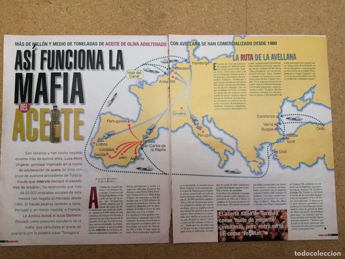 Otros art&iacute;culos de coleccionismo en papel: REPORTAJE. ASI FUNCIONA LA MAFIA DEL ACEITE