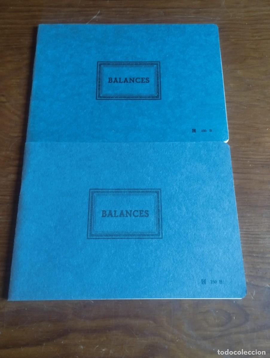 Otros art&iacute;culos de coleccionismo en papel: Lote de 2 libros antiguos de Balances (Contabilidad)