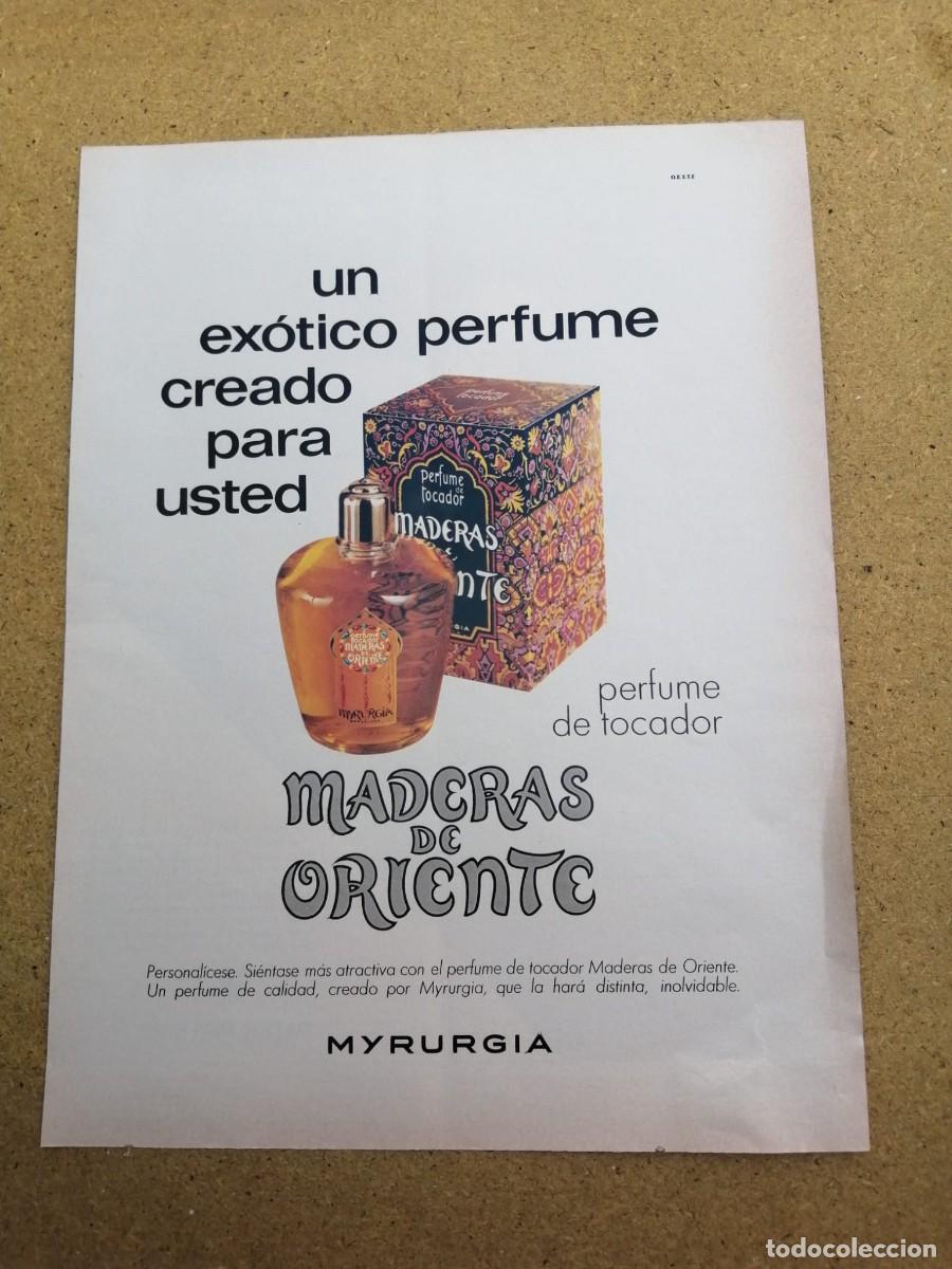Otros art&iacute;culos de coleccionismo en papel: ANUNCIO. PERFUME MADERAS DE ORIENTE