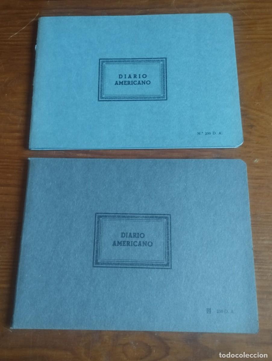 Otros art&iacute;culos de coleccionismo en papel: Lote de 2 libros antiguos de Diario Americano (Contabilidad)