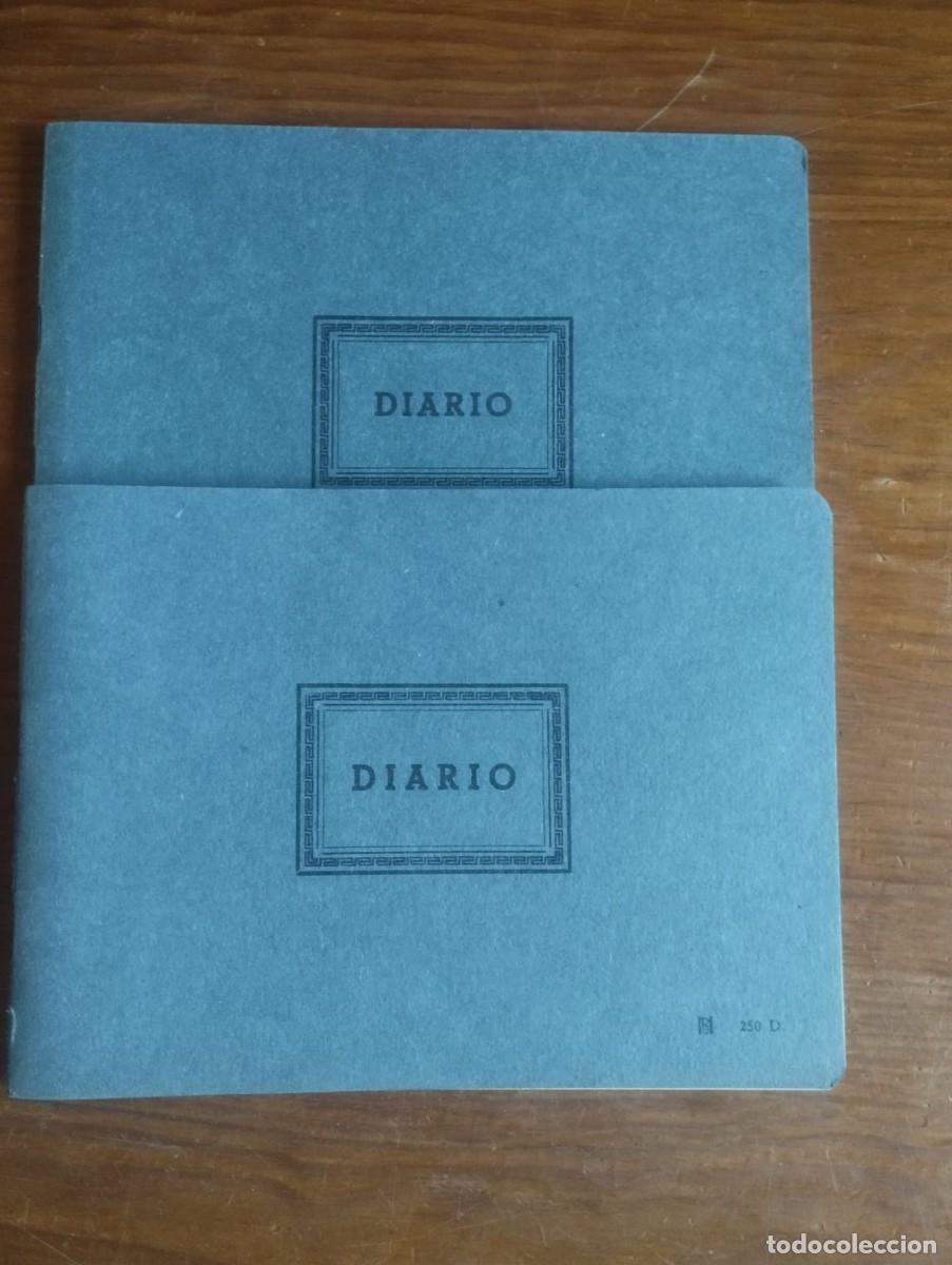 Otros art&iacute;culos de coleccionismo en papel: Lote de 2 libros antiguos de Libro Diario (Contabilidad)
