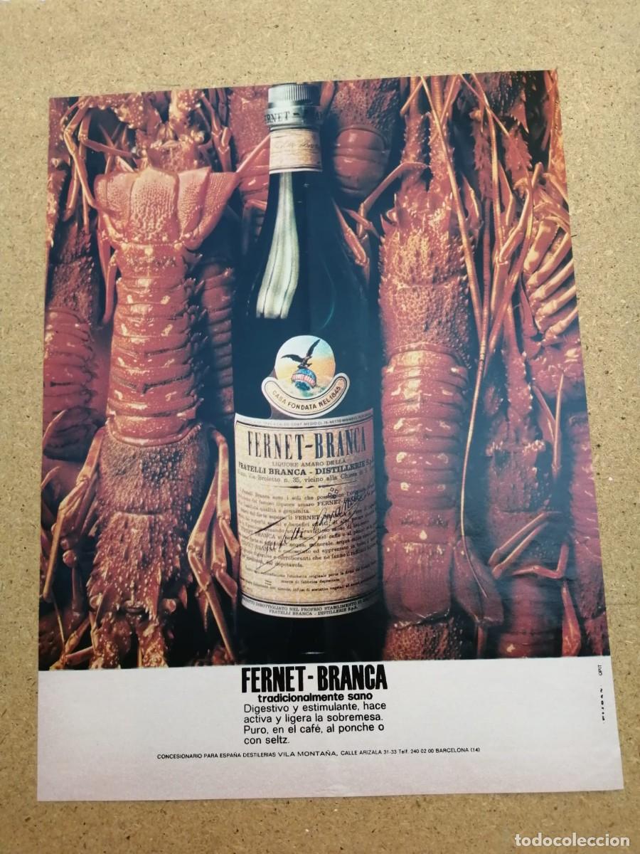 Otros art&iacute;culos de coleccionismo en papel: ANUNCIO. DIGESTIVO FERNET BRANCA