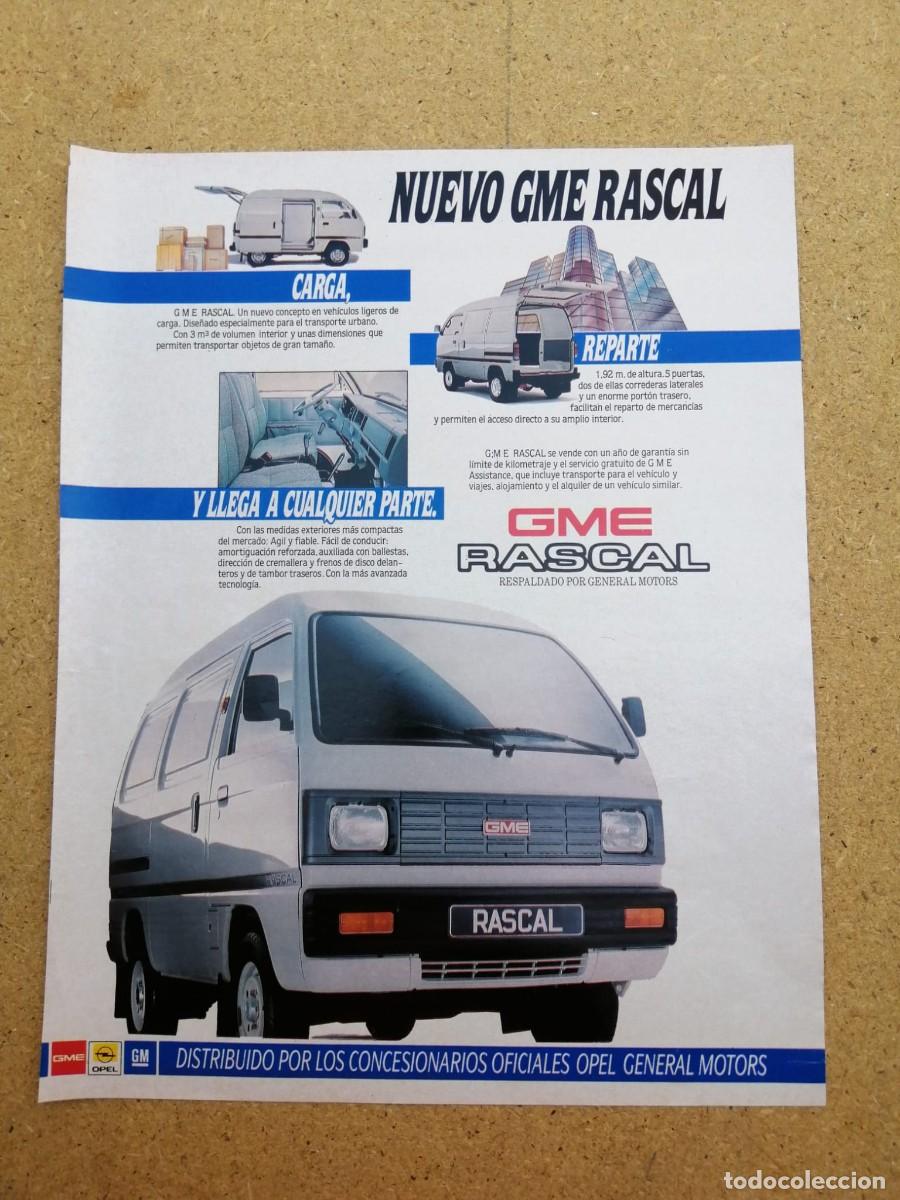 Otros art&iacute;culos de coleccionismo en papel: ANUNCIO. NUEVO GME RASCAL