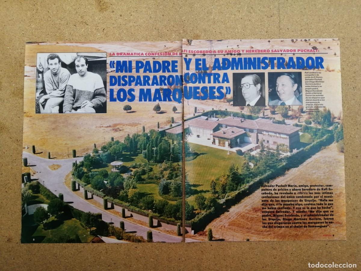 Otros art&iacute;culos de coleccionismo en papel: REPORTAJE. MI PADRE Y EL ADMINISTRADOR DISPARARON CONTRA LOS MARQUESES DE URQUIJO